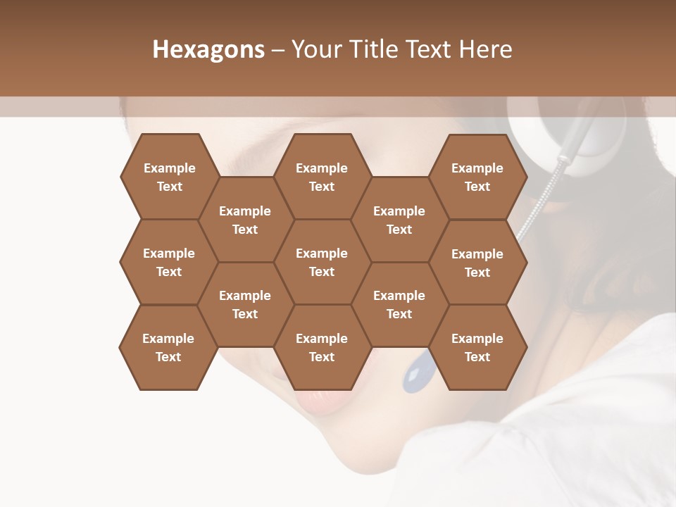 Headphones Business Cutout PowerPoint Template