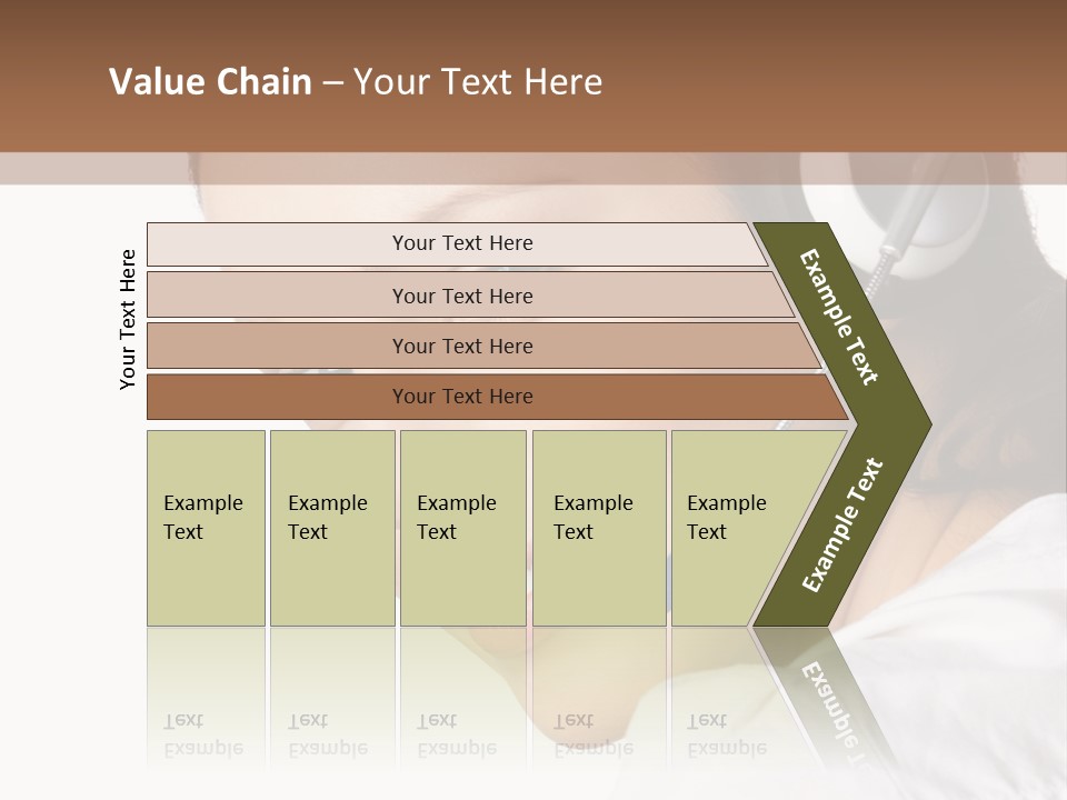 Headphones Business Cutout PowerPoint Template