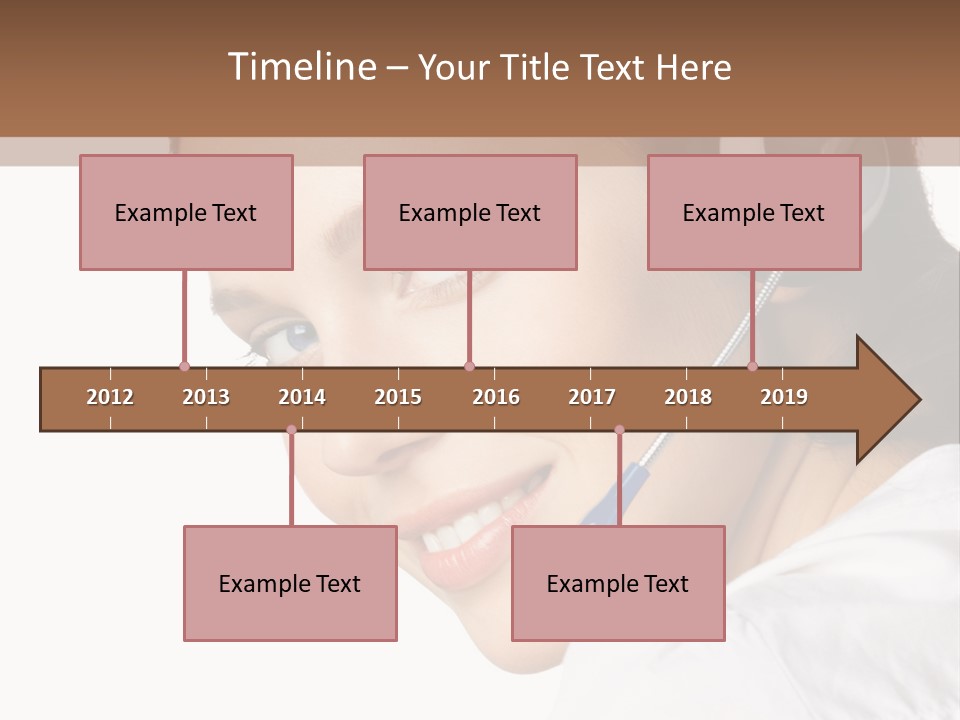 Headphones Business Cutout PowerPoint Template