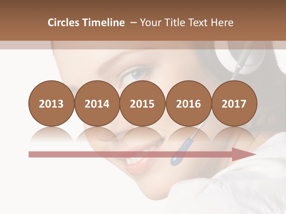 Headphones Business Cutout PowerPoint Template