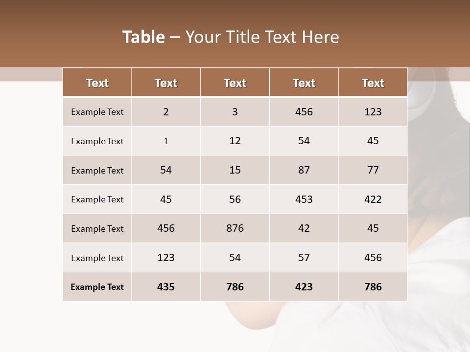 Headphones Business Cutout PowerPoint Template