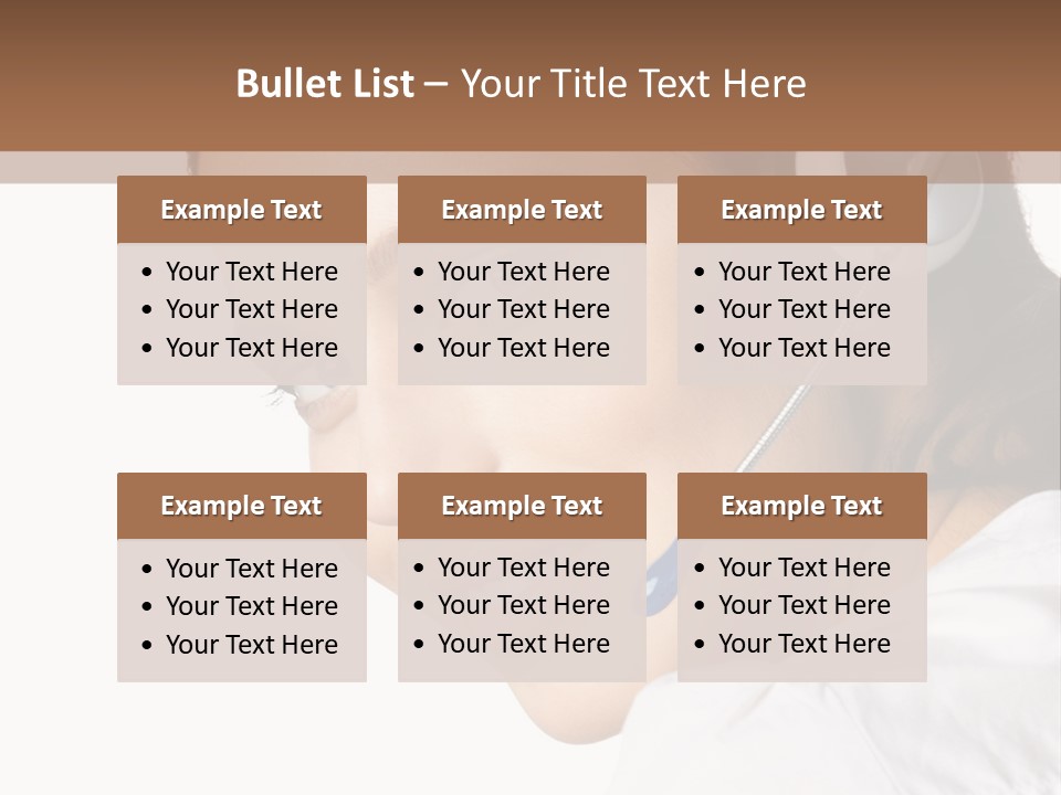 Headphones Business Cutout PowerPoint Template