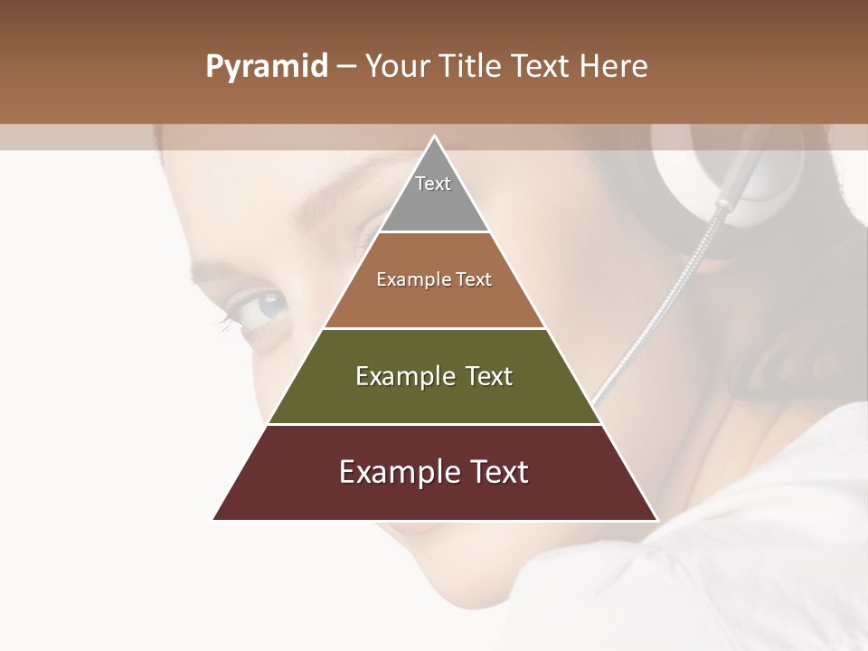 Headphones Business Cutout PowerPoint Template