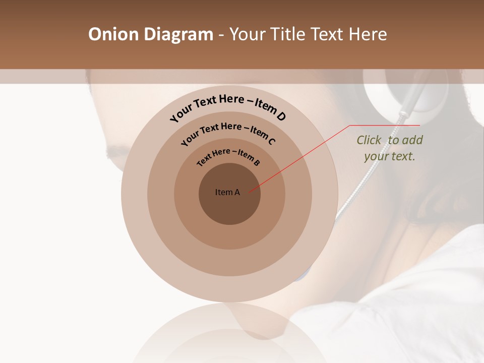 Headphones Business Cutout PowerPoint Template