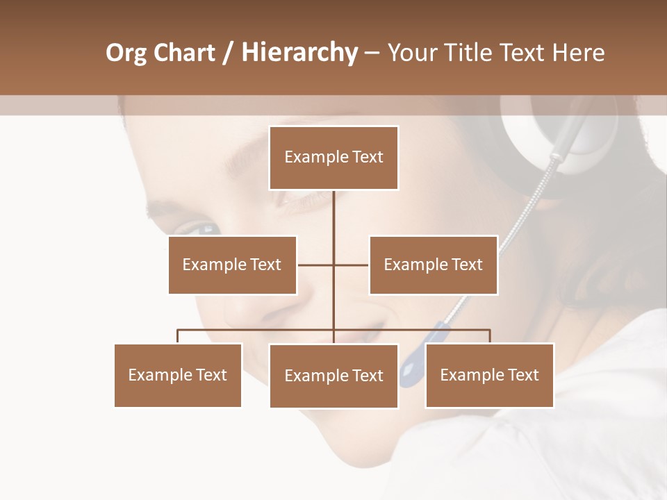 Headphones Business Cutout PowerPoint Template