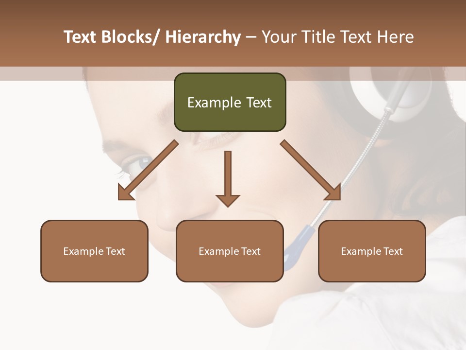 Headphones Business Cutout PowerPoint Template