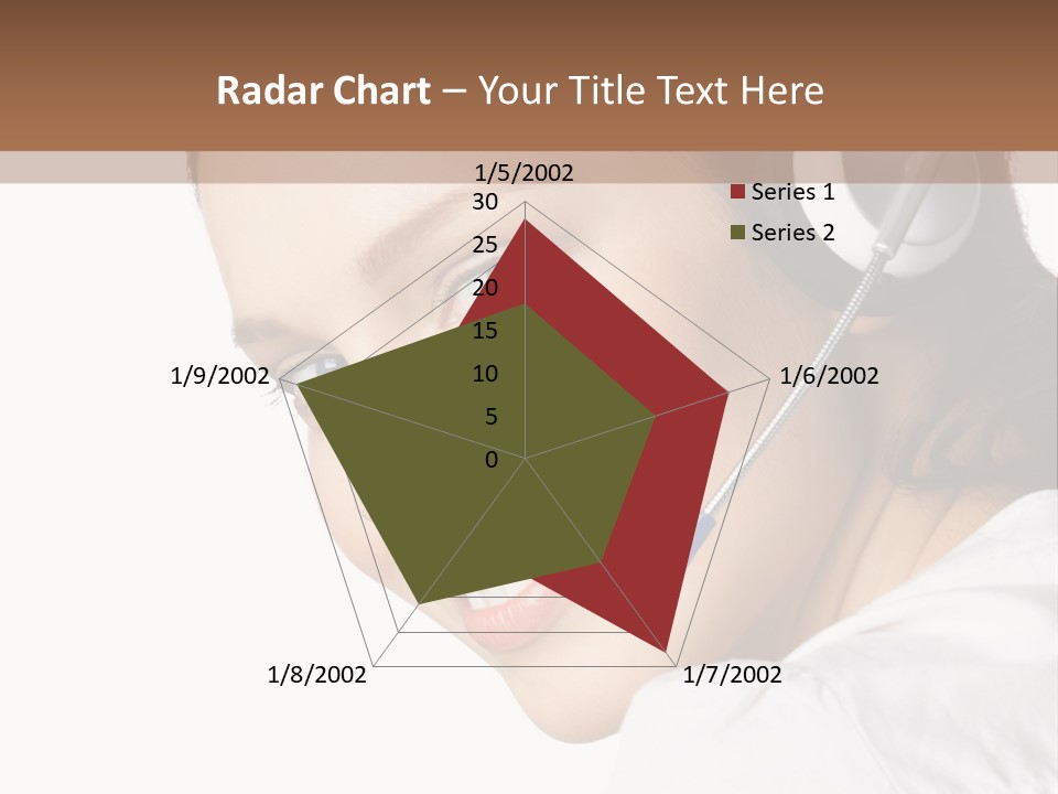 Headphones Business Cutout PowerPoint Template