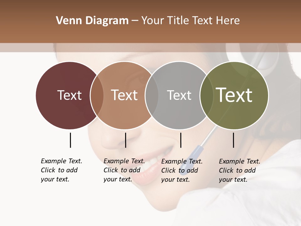 Headphones Business Cutout PowerPoint Template