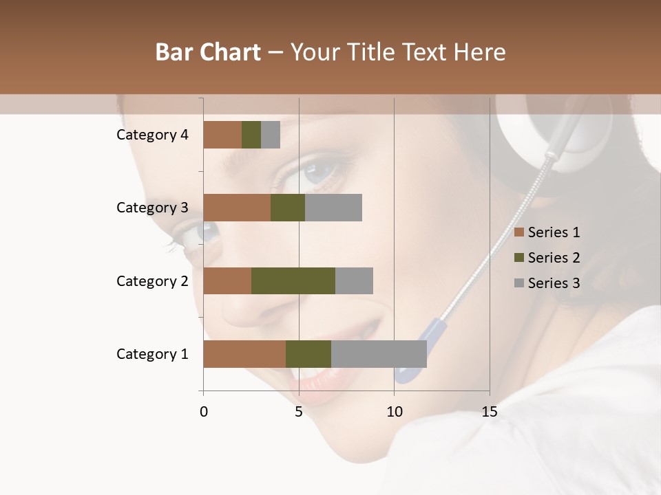 Headphones Business Cutout PowerPoint Template