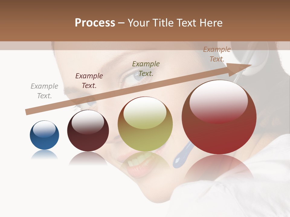 Headphones Business Cutout PowerPoint Template