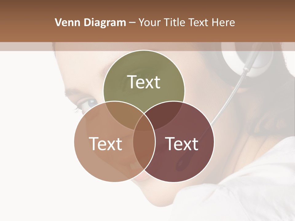 Headphones Business Cutout PowerPoint Template