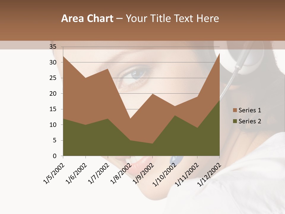 Headphones Business Cutout PowerPoint Template