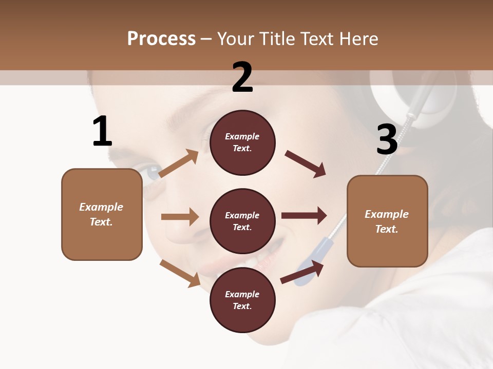 Headphones Business Cutout PowerPoint Template