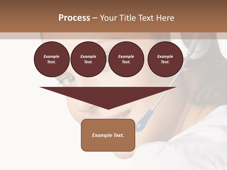 Headphones Business Cutout PowerPoint Template