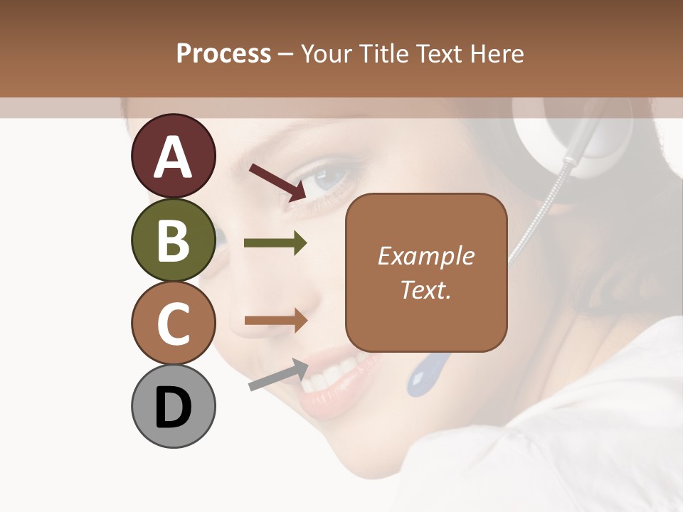 Headphones Business Cutout PowerPoint Template