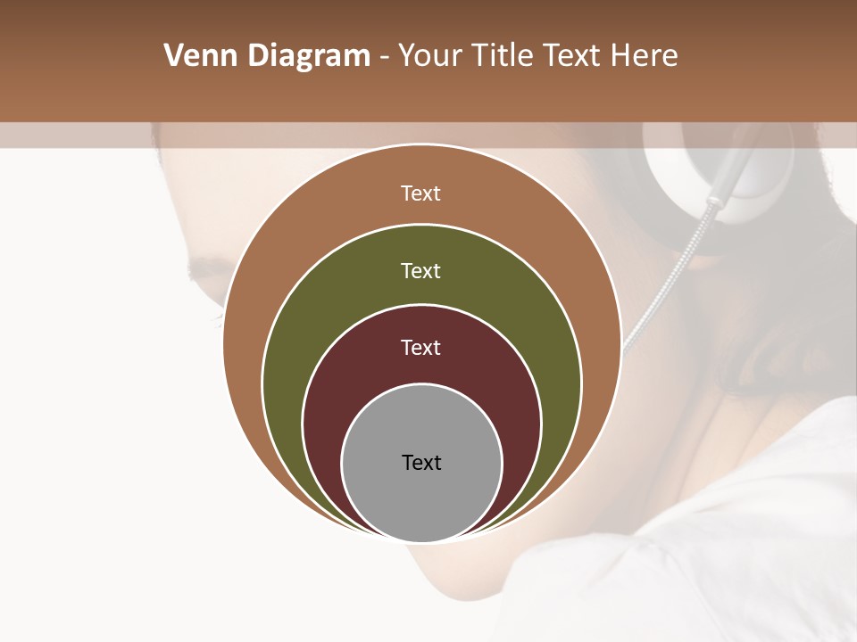 Headphones Business Cutout PowerPoint Template