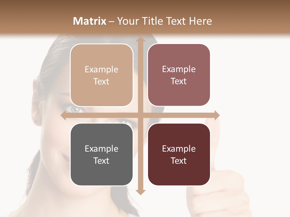 White Background Showing People PowerPoint Template