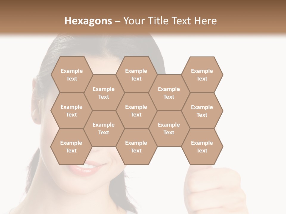 White Background Showing People PowerPoint Template