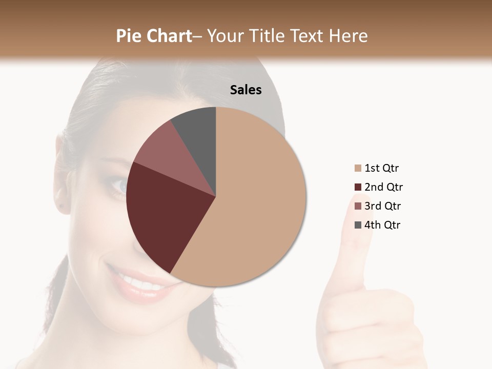 White Background Showing People PowerPoint Template