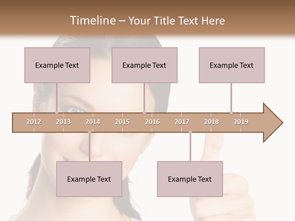 White Background Showing People PowerPoint Template