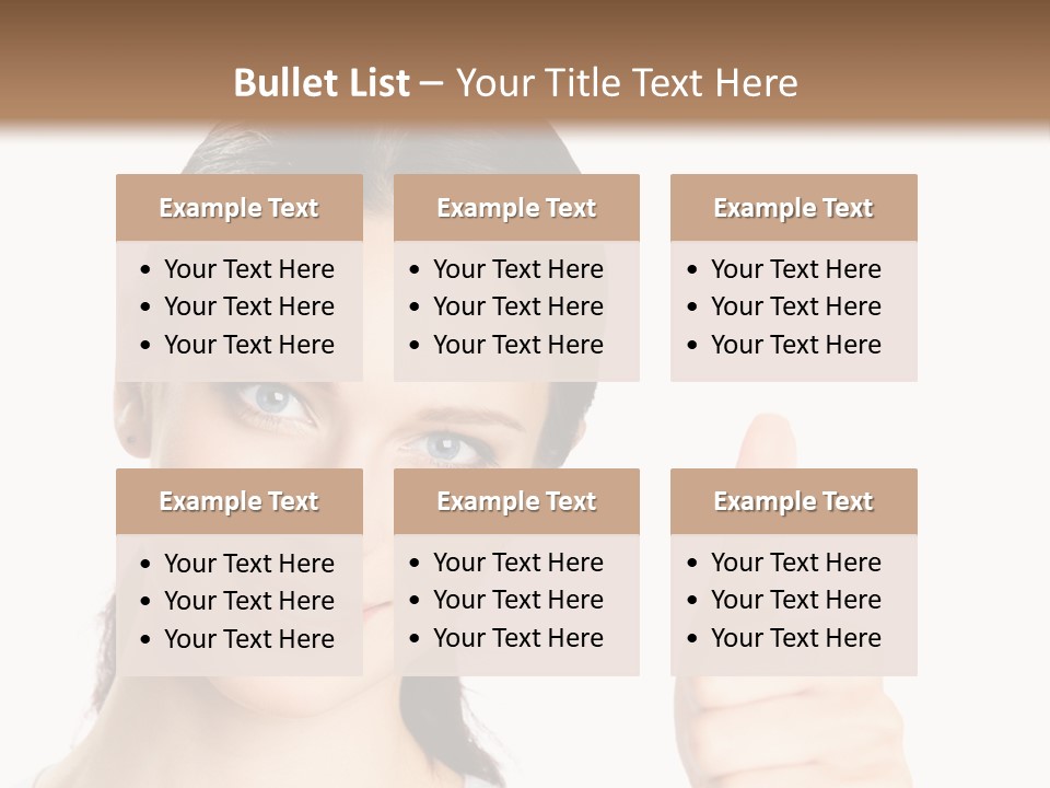 White Background Showing People PowerPoint Template