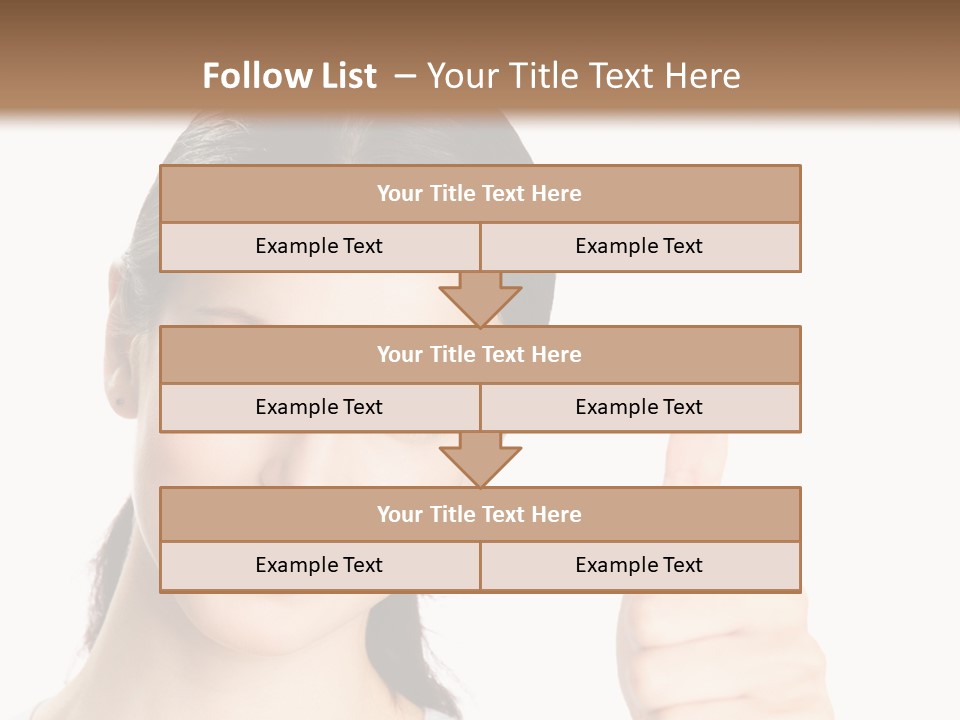 White Background Showing People PowerPoint Template