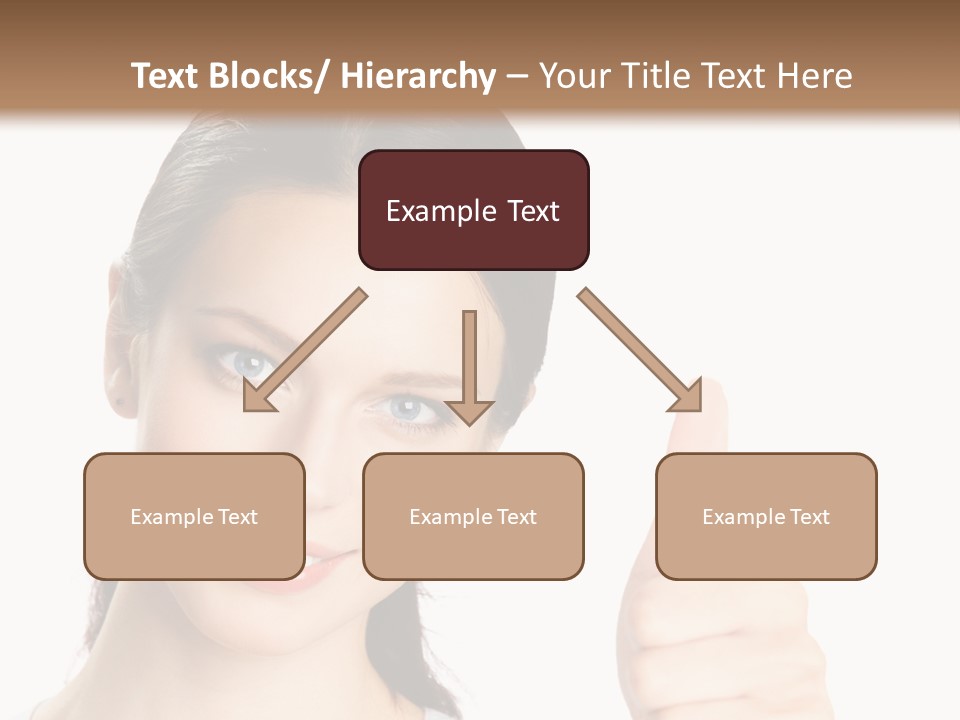White Background Showing People PowerPoint Template