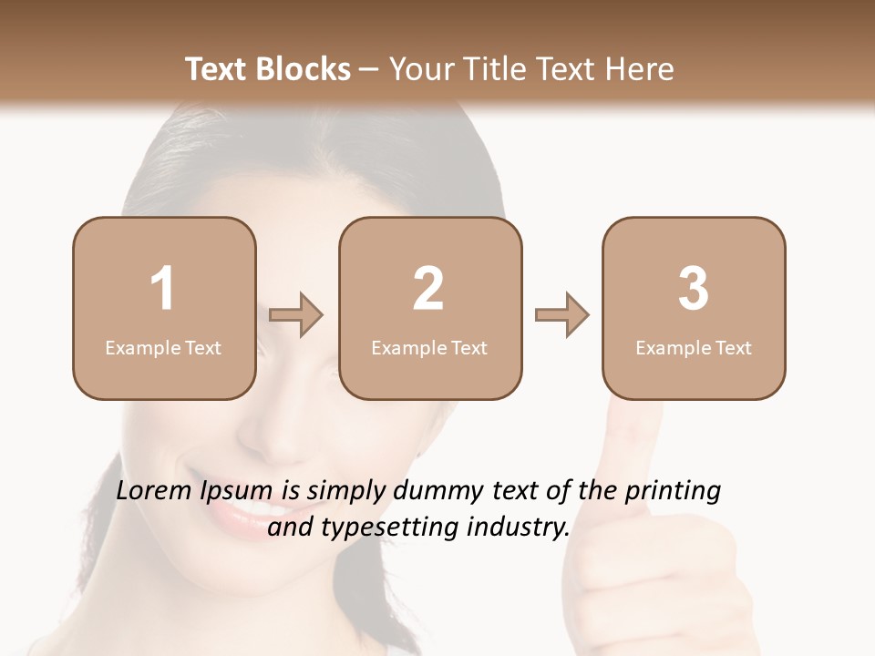 White Background Showing People PowerPoint Template