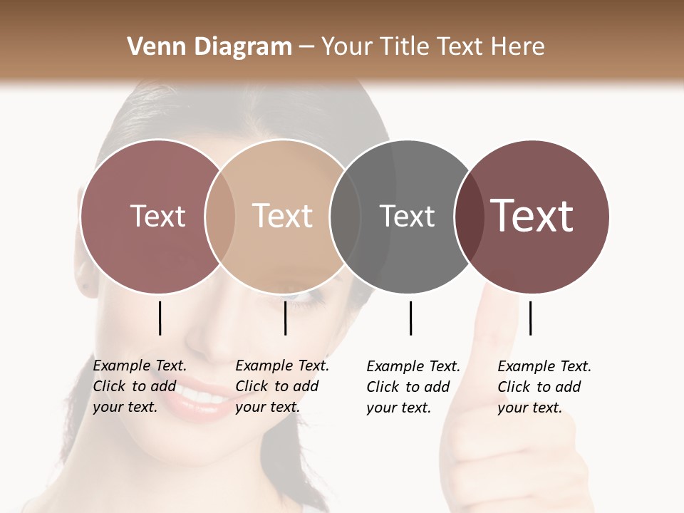 White Background Showing People PowerPoint Template