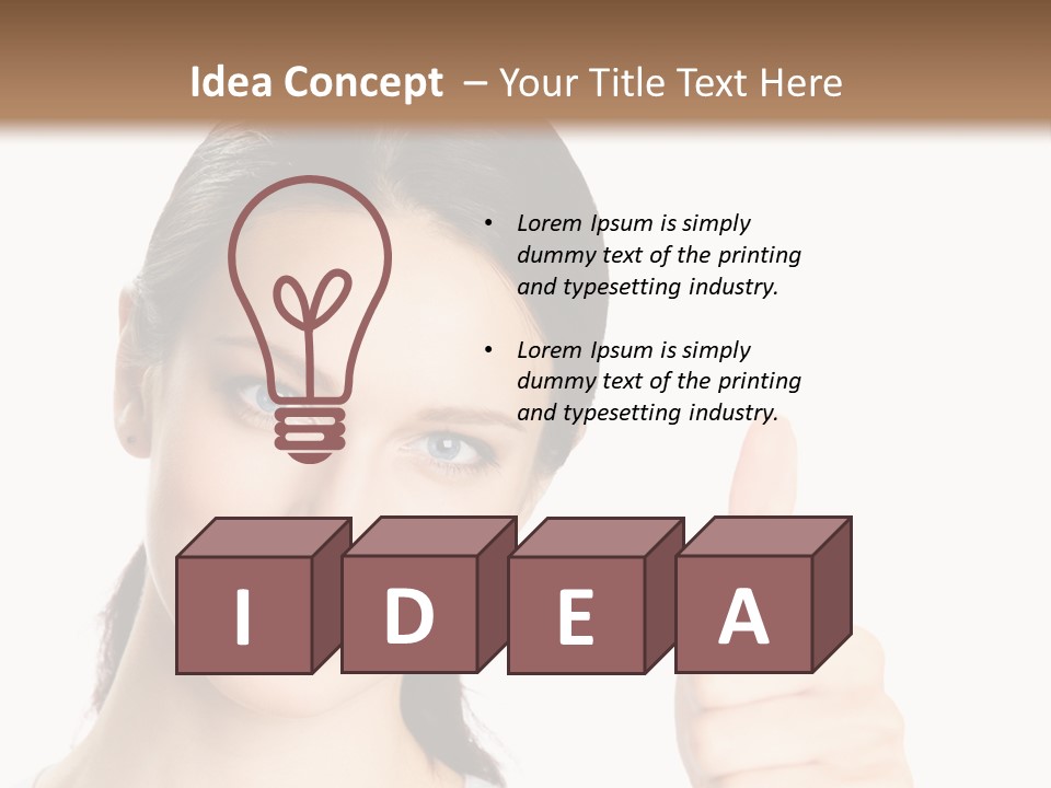 White Background Showing People PowerPoint Template