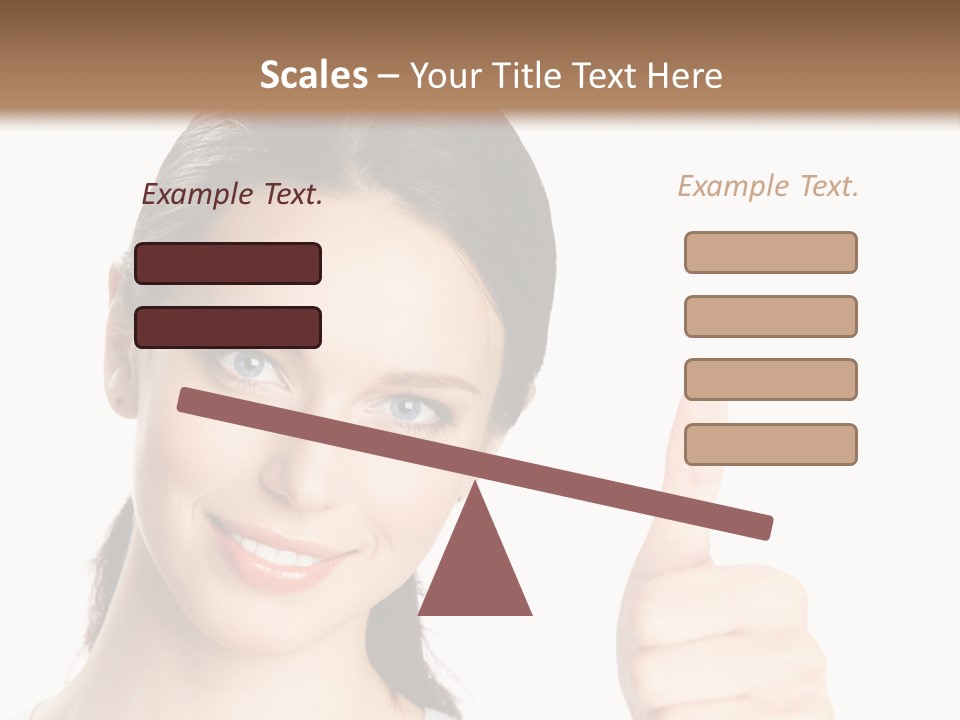 White Background Showing People PowerPoint Template