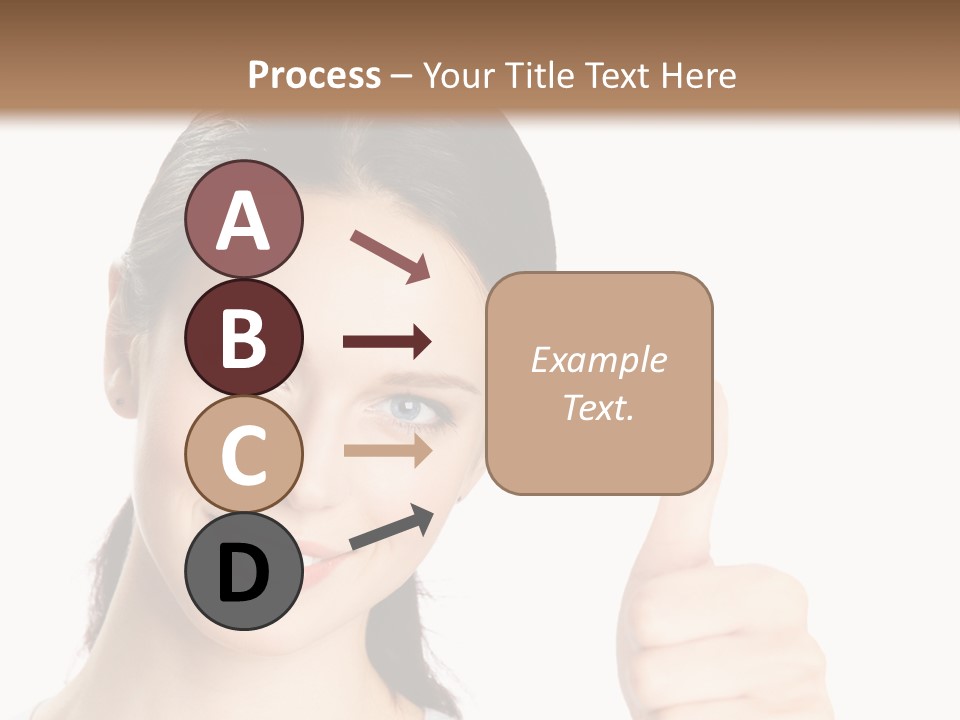 White Background Showing People PowerPoint Template