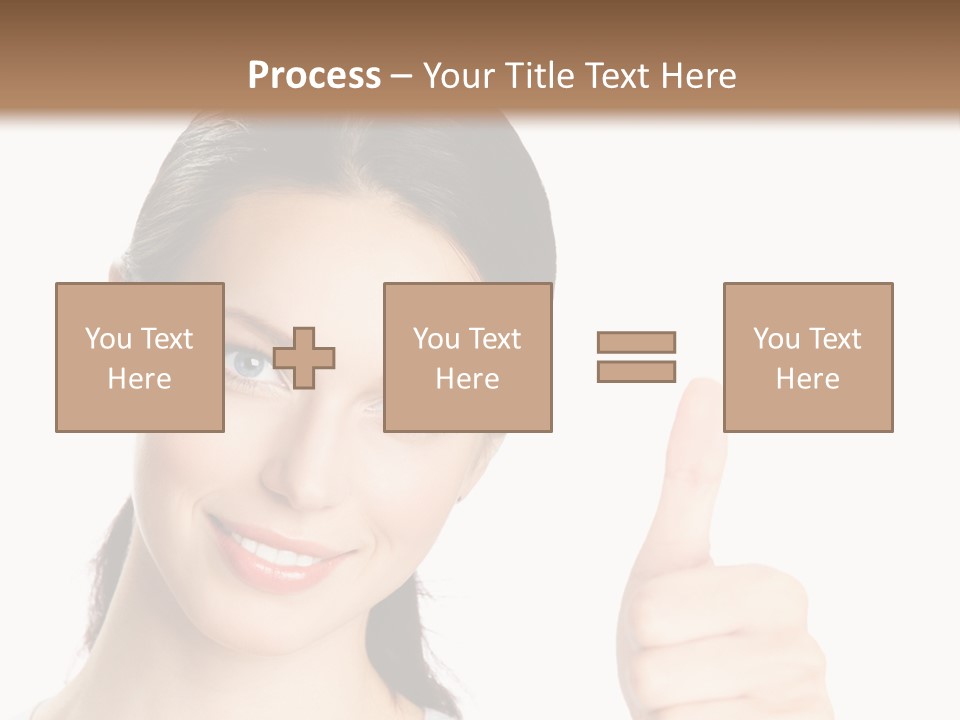 White Background Showing People PowerPoint Template