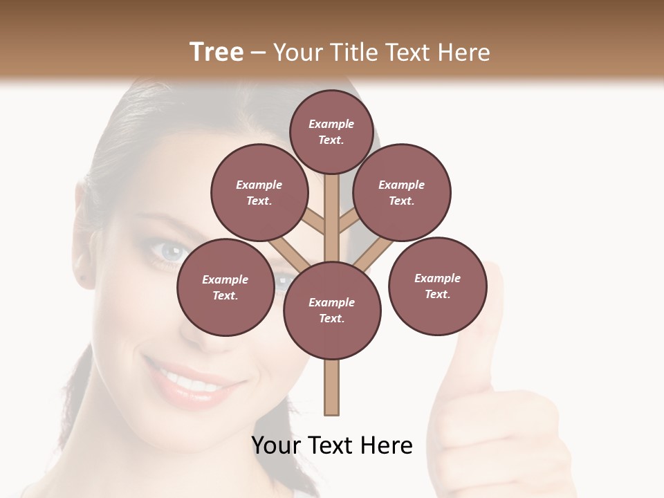 White Background Showing People PowerPoint Template