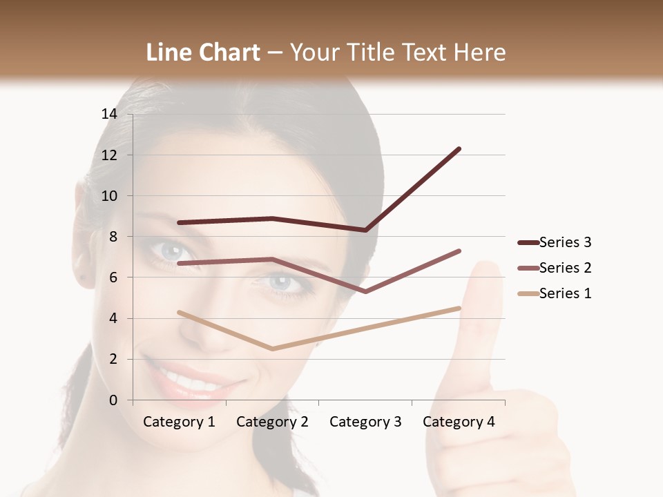 White Background Showing People PowerPoint Template