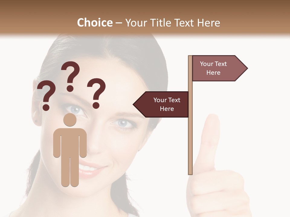 White Background Showing People PowerPoint Template