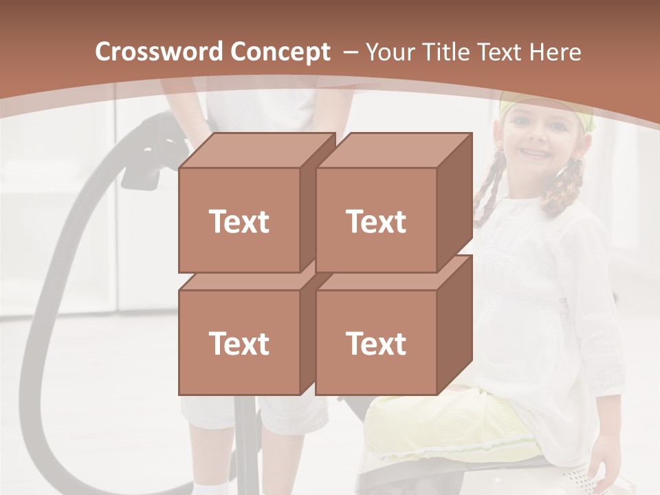 Cleaner Looking Siblings PowerPoint Template