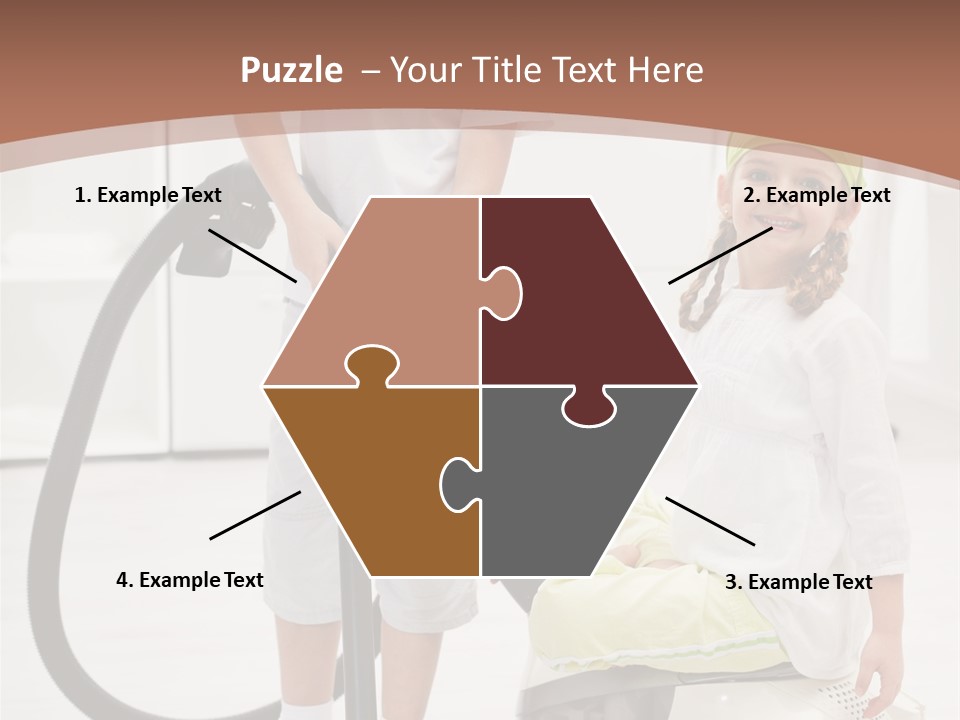 Cleaner Looking Siblings PowerPoint Template