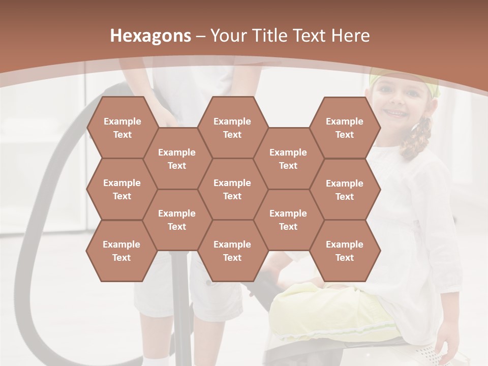 Cleaner Looking Siblings PowerPoint Template