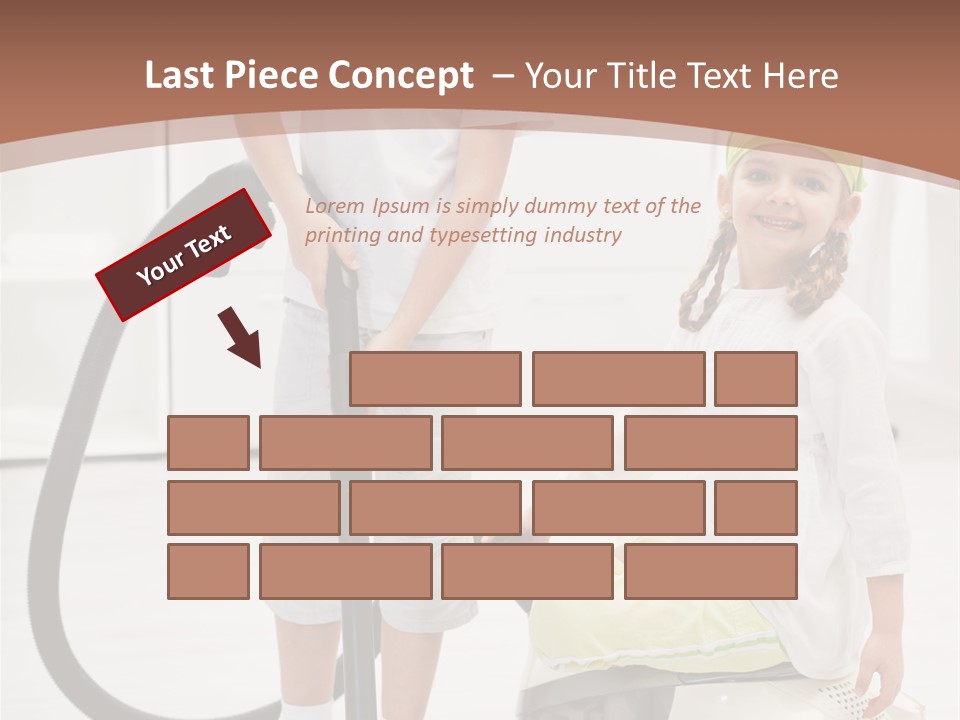 Cleaner Looking Siblings PowerPoint Template