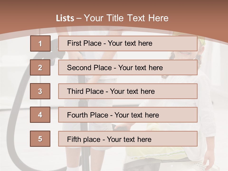 Cleaner Looking Siblings PowerPoint Template