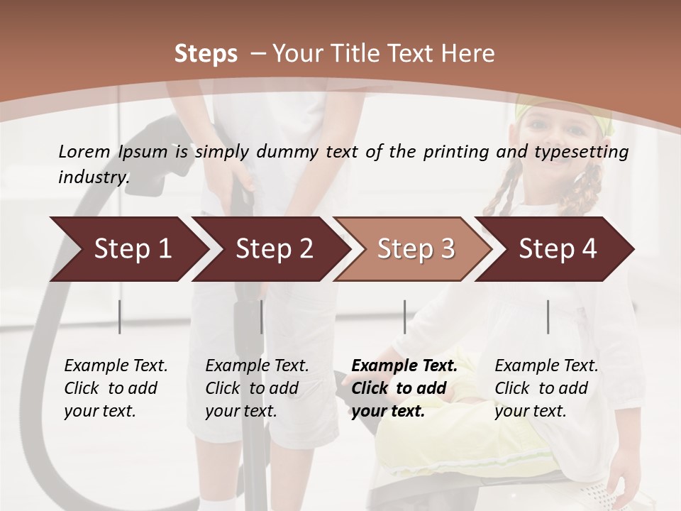 Cleaner Looking Siblings PowerPoint Template