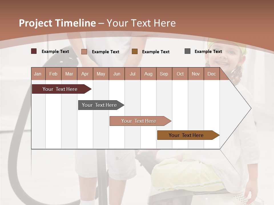 Cleaner Looking Siblings PowerPoint Template