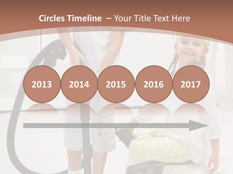Cleaner Looking Siblings PowerPoint Template