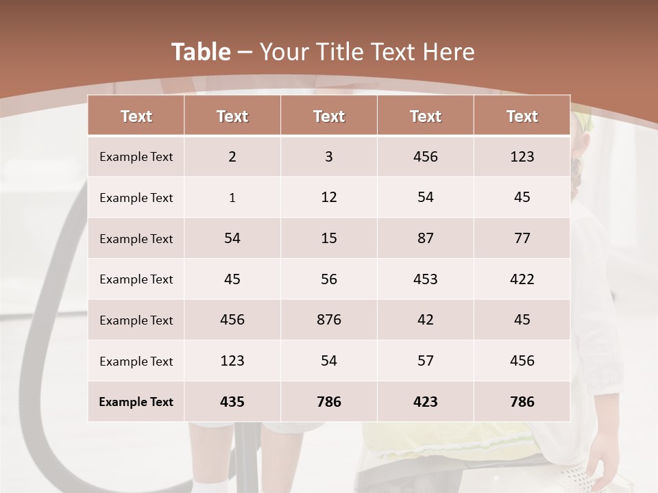 Cleaner Looking Siblings PowerPoint Template