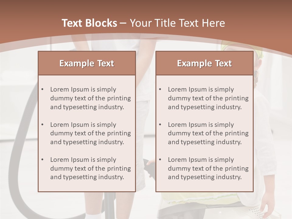 Cleaner Looking Siblings PowerPoint Template