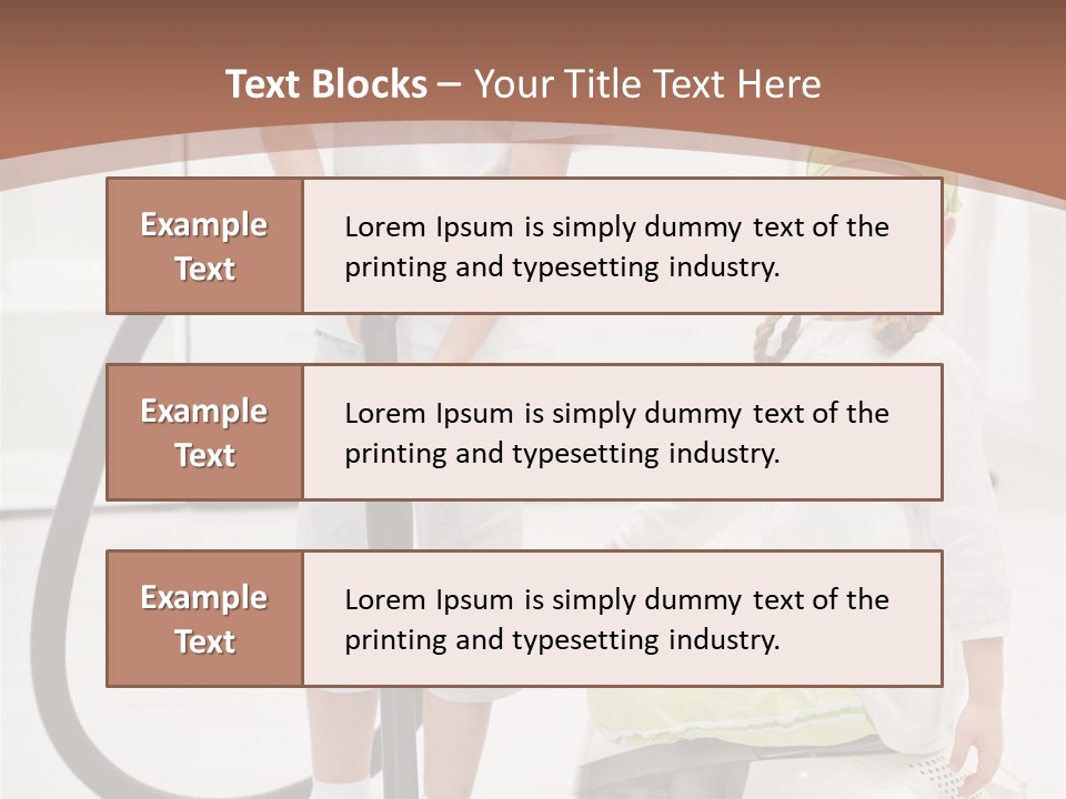 Cleaner Looking Siblings PowerPoint Template