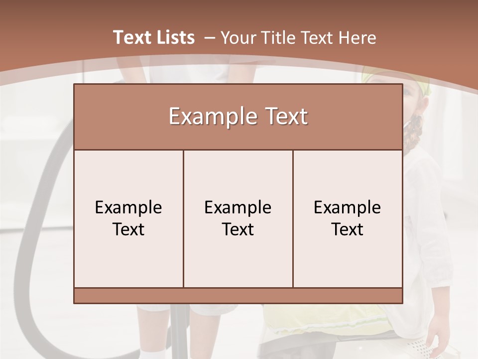 Cleaner Looking Siblings PowerPoint Template
