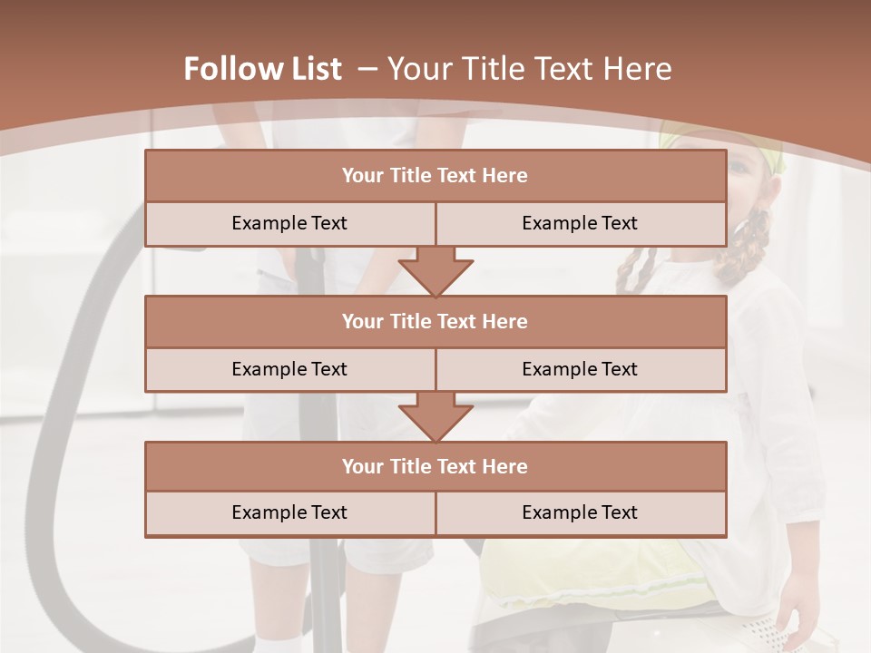 Cleaner Looking Siblings PowerPoint Template