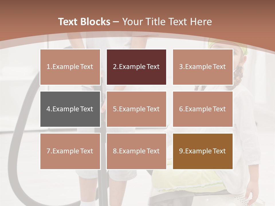 Cleaner Looking Siblings PowerPoint Template